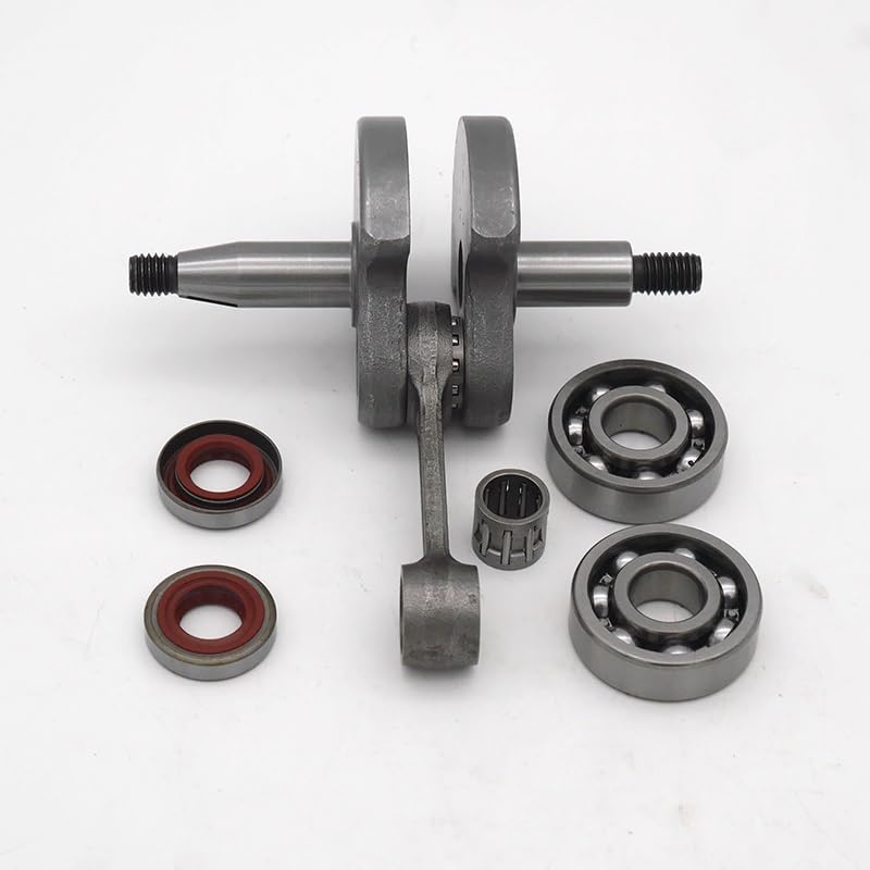 クランクシャフト スチール製 シールドベアリング Amazon.co.jp: クランクシャフトクランクニードルベアリングオイル